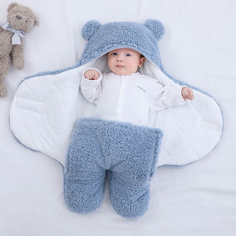 Baby Sleeping Bag Envelope for Newborn Baby Winter Swaddle Blanket