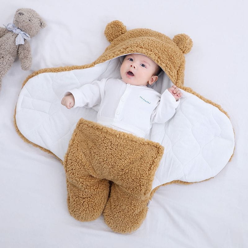 Baby Sleeping Bag Envelope for Newborn Baby Winter Swaddle Blanket