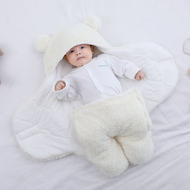 Baby Sleeping Bag Envelope for Newborn Baby Winter Swaddle Blanket