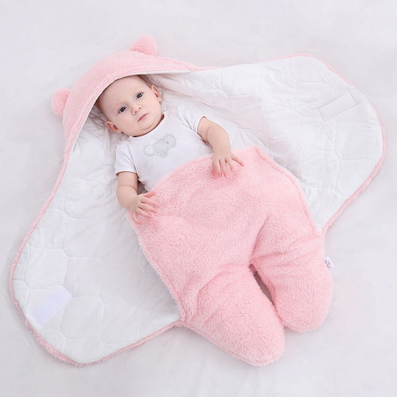 Baby Sleeping Bag Envelope for Newborn Baby Winter Swaddle Blanket