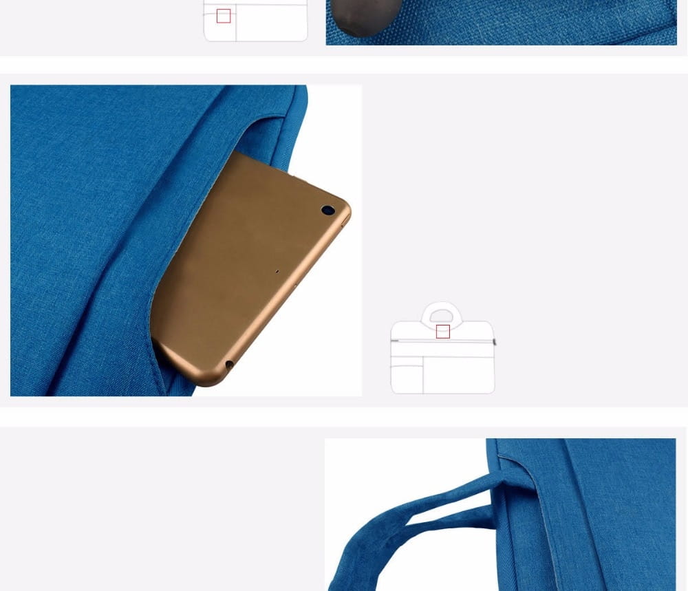 Soomile-12-15- 手提电脑袋便携战警 ， 公文包 多功能 ， 笔记本电脑袋男孩单板商务手提包 -2018_08