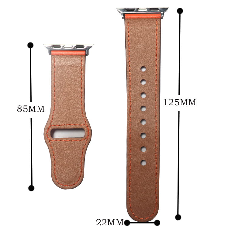 First Layer Leather Strap With Rivet Back Buckle