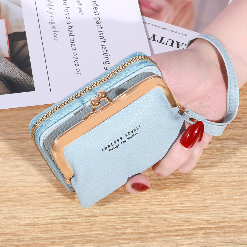 Women’s Short Leather Wallet Multiple Card Slots Large Capacity - Stylish Wallets That Hold More Than Your Secrets