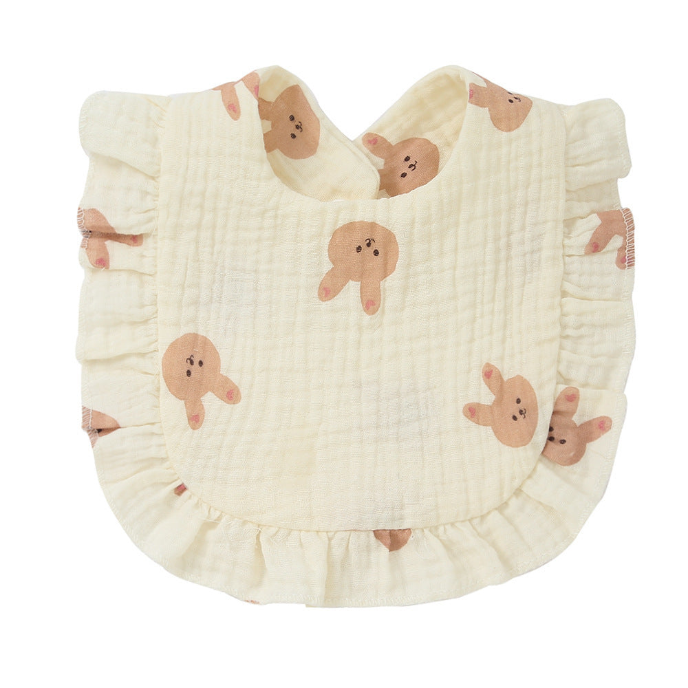 Baby Cotton Printed Gauze Bib - Gauze Bibs That Can Handle Baby’s Messy Adventures