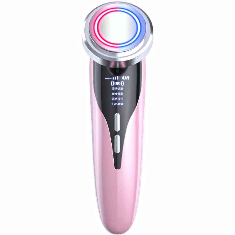 Red Blu-ray Cosmetic Instrument Massage Inductive Therapeutical Instrument