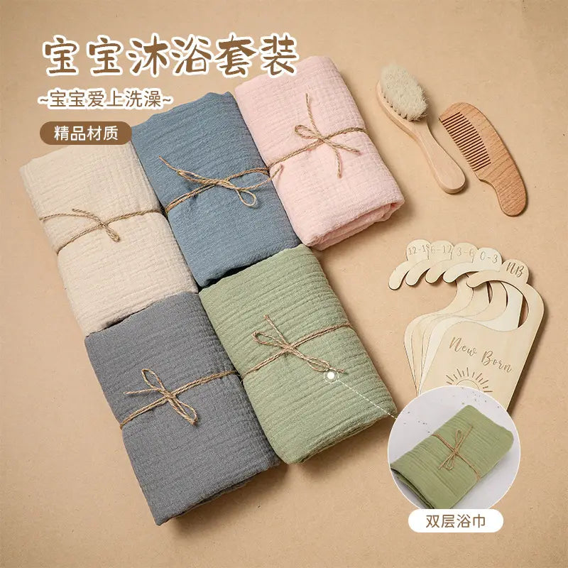 Baby Bath Set Candy Powder Blue Gray for United States and CHF Patients