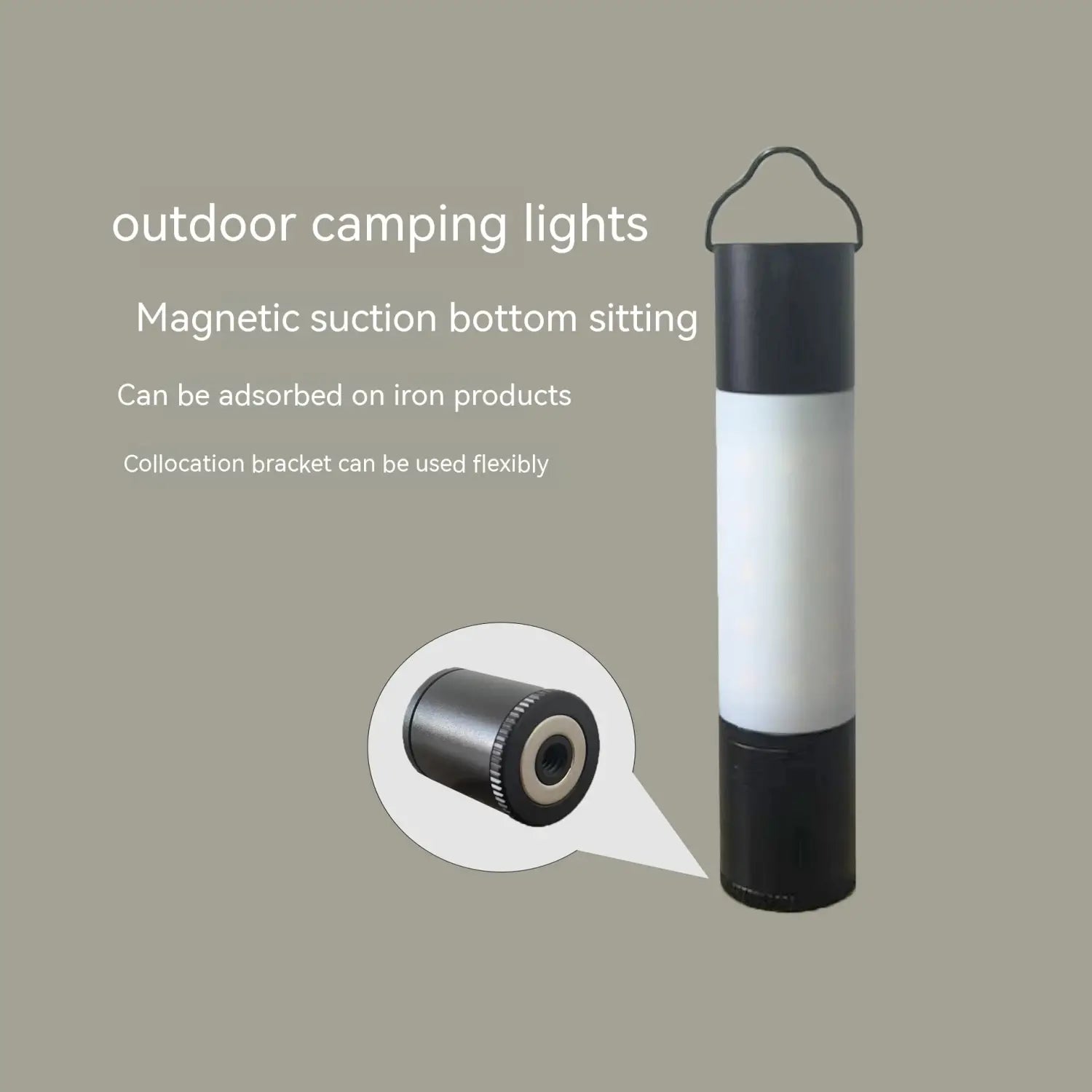 Outdoor Camping Light T15 Aluminium Lantern with Black Aluminum Alloy Body