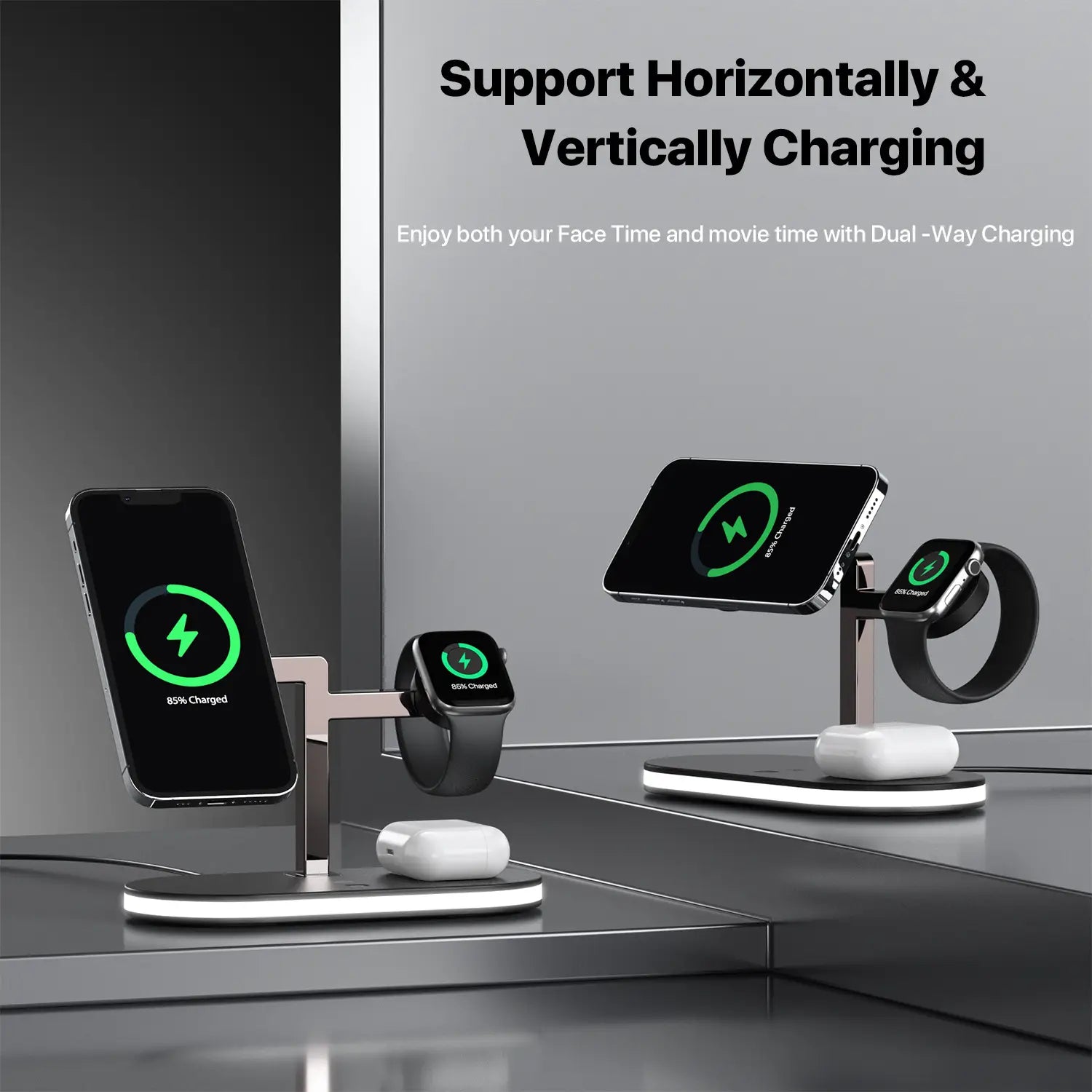 Wireless Fast Charger for United States Compatible Devices with Quick Charge Compatibility