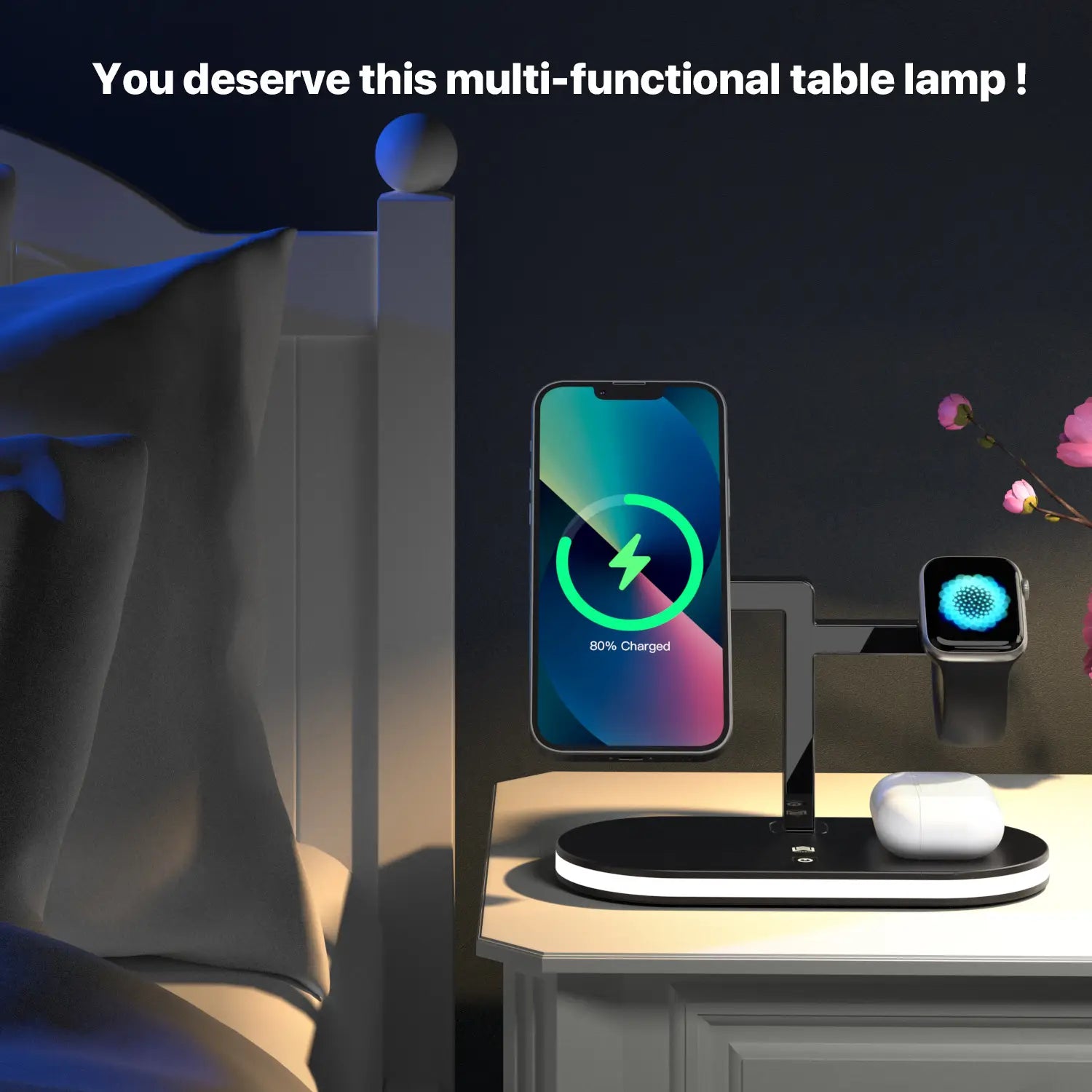 Wireless Fast Charger for United States Compatible Devices with Quick Charge Compatibility