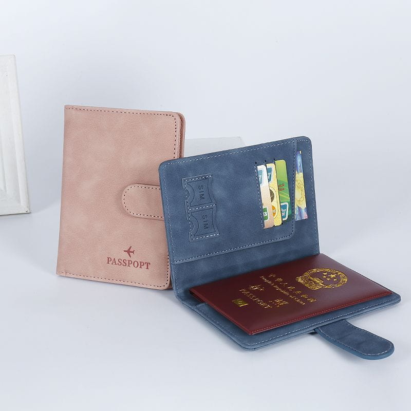 Fashion Protective Card Holder with Multi-Color Sewing Thread Pack