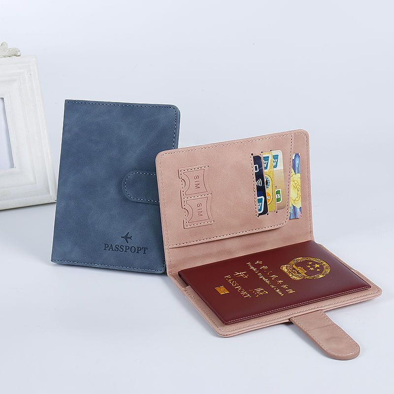 Fashion Protective Card Holder with Multi-Color Sewing Thread Pack