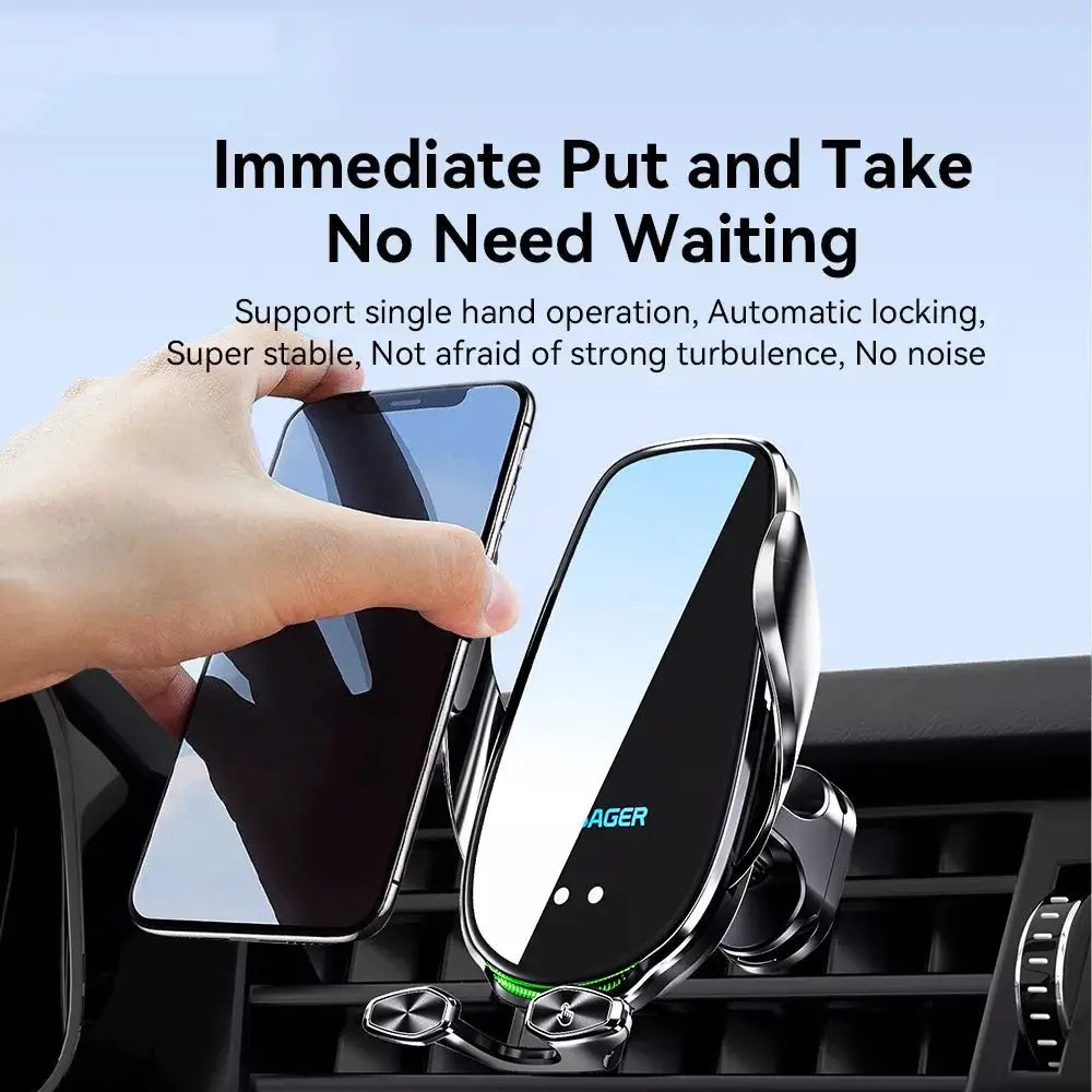 Wireless Charger Type-c Black ABS for United States with CHF Compatibility