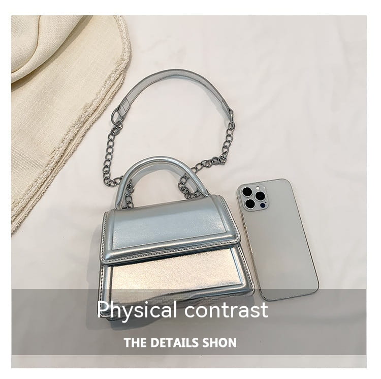 Retro Shoulder Bag Casual Handbag Fashion with Polyester Lining for Daily