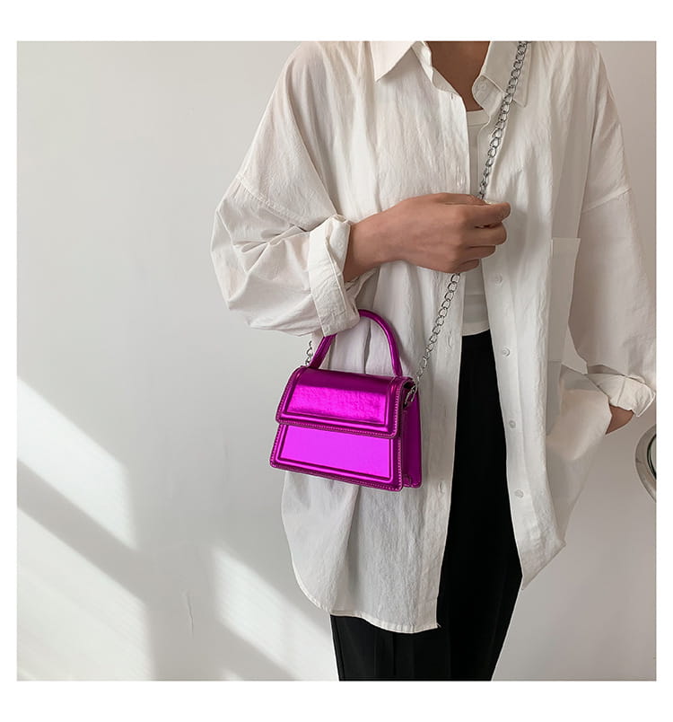 Retro Shoulder Bag Casual Handbag Fashion with Polyester Lining for Daily