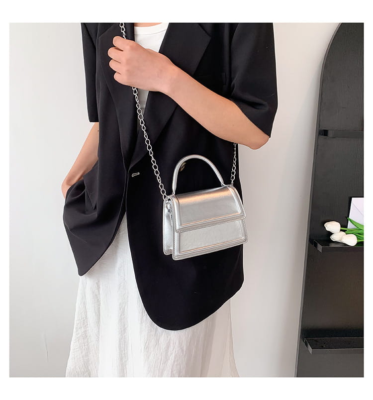 Retro Shoulder Bag Casual Handbag Fashion with Polyester Lining for Daily