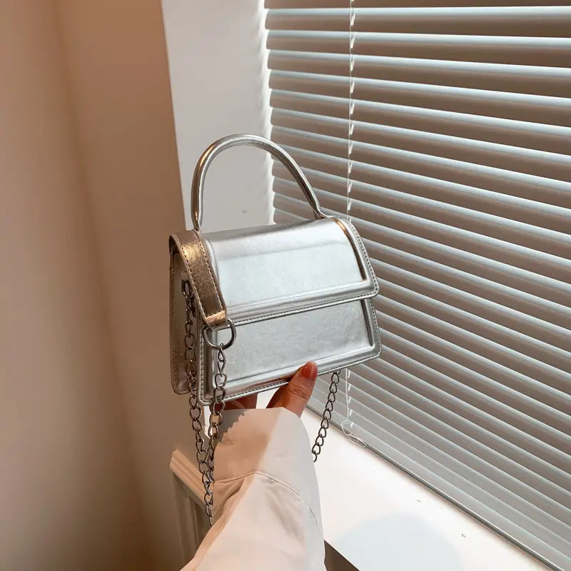 Retro Shoulder Bag Casual Handbag Fashion with Polyester Lining for Daily