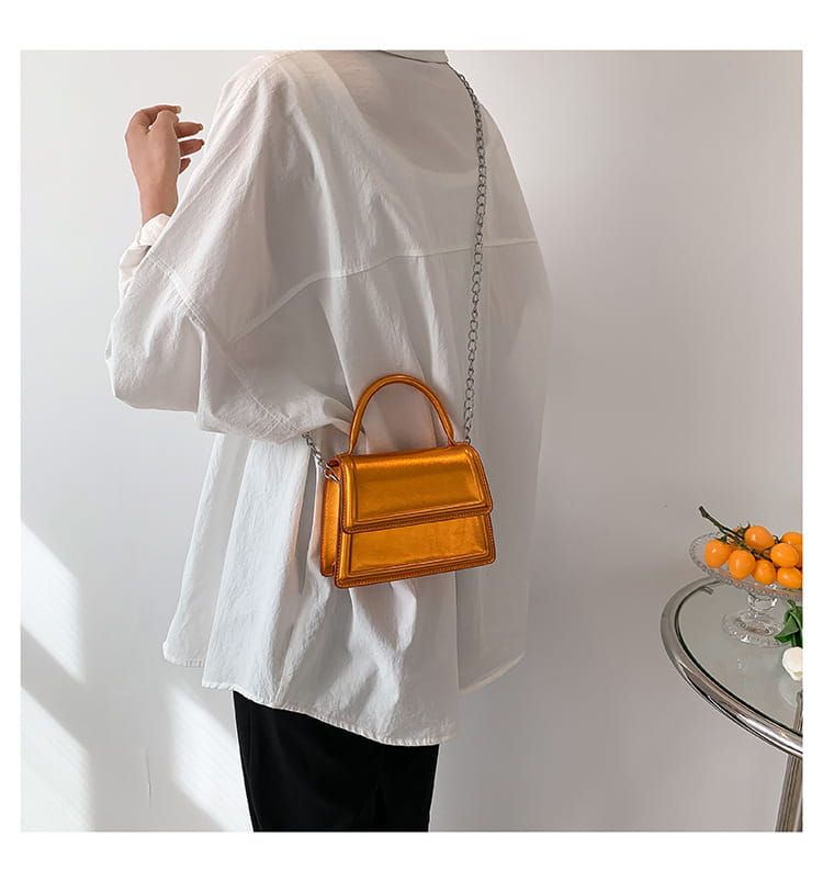 Retro Shoulder Bag Casual Handbag Fashion with Polyester Lining for Daily