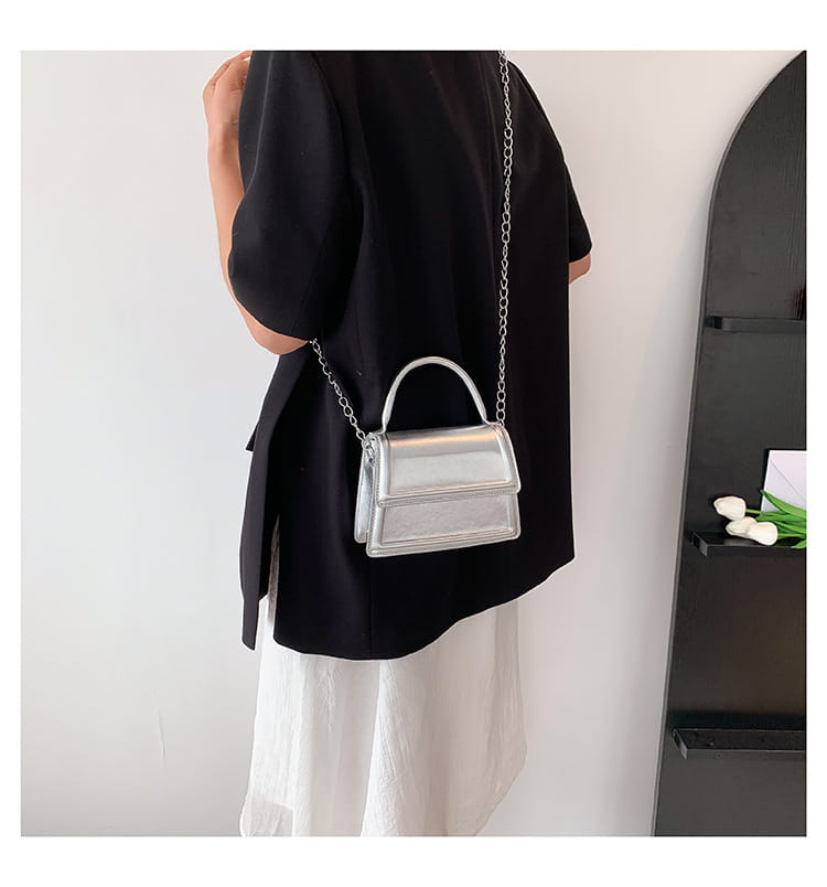 Retro Shoulder Bag Casual Handbag Fashion with Polyester Lining for Daily