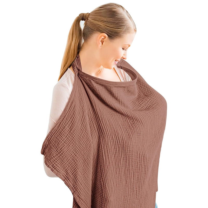 Breastfeed Outwear Covering Gauze Towel Clothes Vesture Anti-exposure