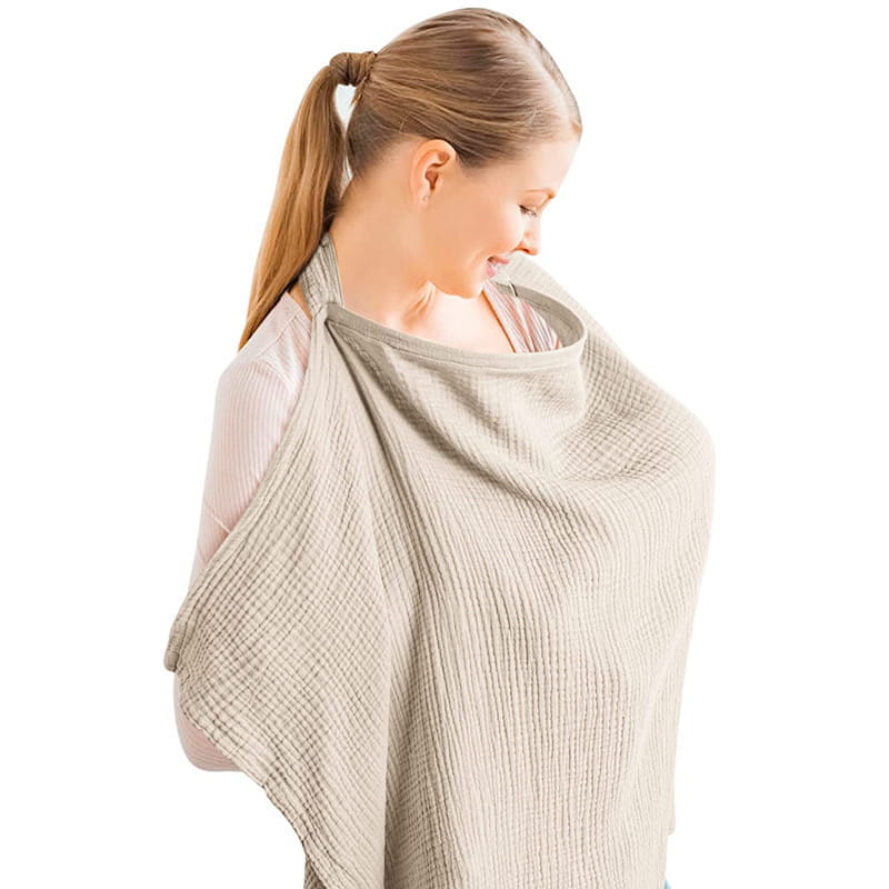 Breastfeed Outwear Covering Gauze Towel Clothes Vesture Anti-exposure