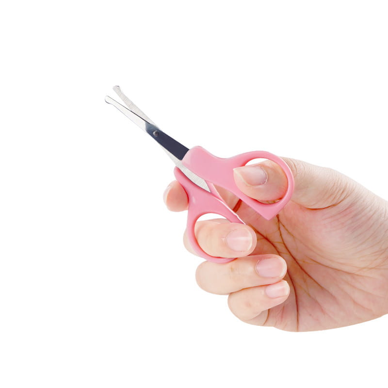 Infant Baby Nail Scissors Set with Pink or Blue Cylinder for United States CHF