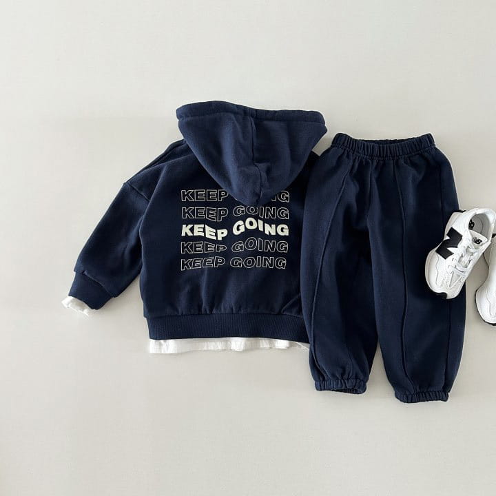 Hooded Long Sleeve Sweater Children Trousers Two-piece Set