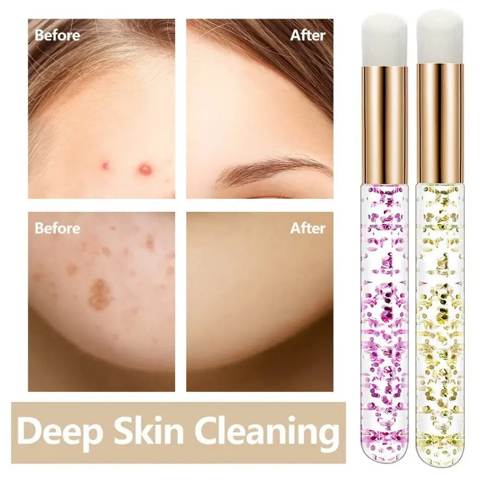 Colorful Diamond-Sequin Eye Shadow Brush for Makeup and Cleaning Applications