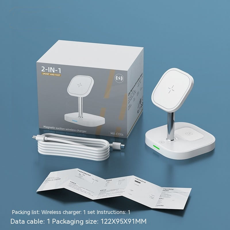 White Universal Fast Charging Adapter for United States and CHF Devices