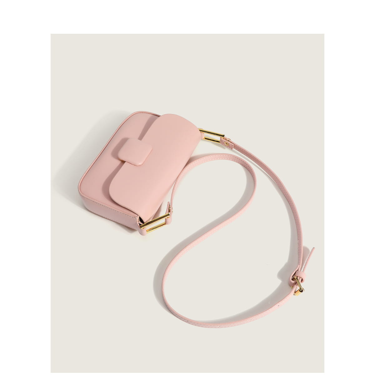 Fashion Small Square Messenger Bag with Lining in Multiple Colors