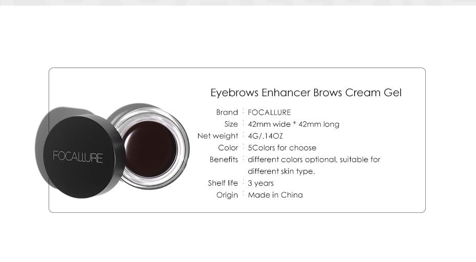 Double Layer Brow Cream and Eyebrow Dye Kit for Universal Skin