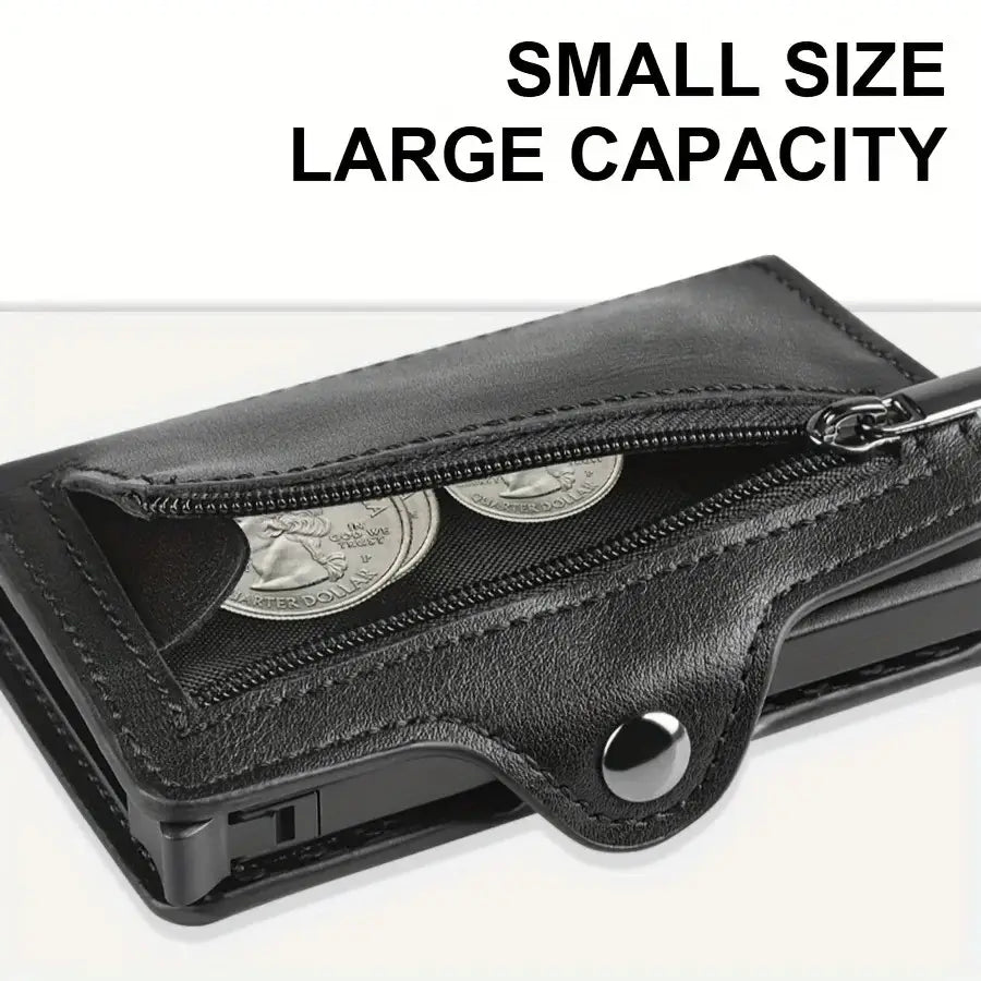 Crazy Horse Imitation Carbon Fiber Wallet with CHF CH F for United States Storage and Tracker