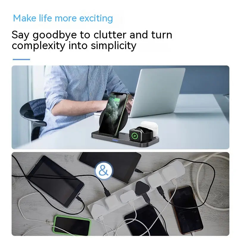 Black Input Charger 5V 2A 9V Transmitter for United States CHF