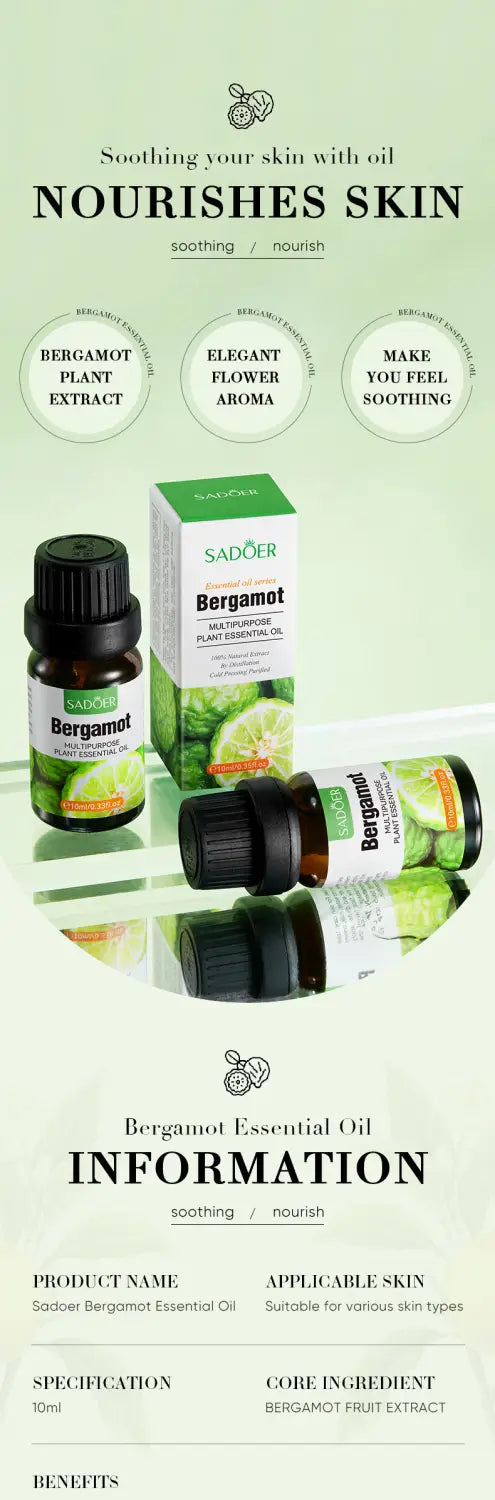 Universal Skin Care Facial Essence with Essential Oil 10ml