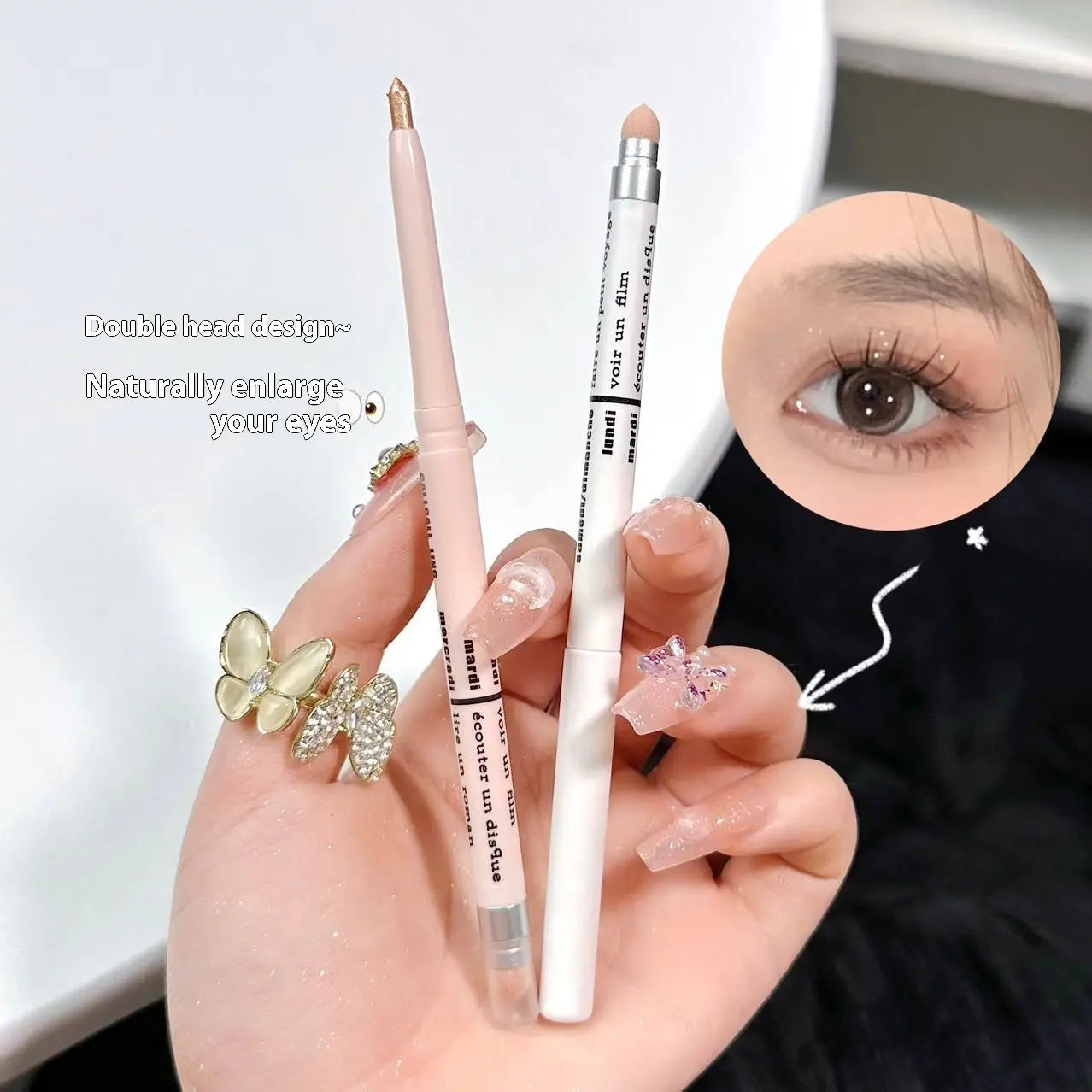 Variety of Eye Shadow Colors in Beige Pink Gold Purple and More