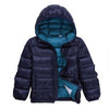 Giubbotto leggero in piuma per bambini  - Blu navy