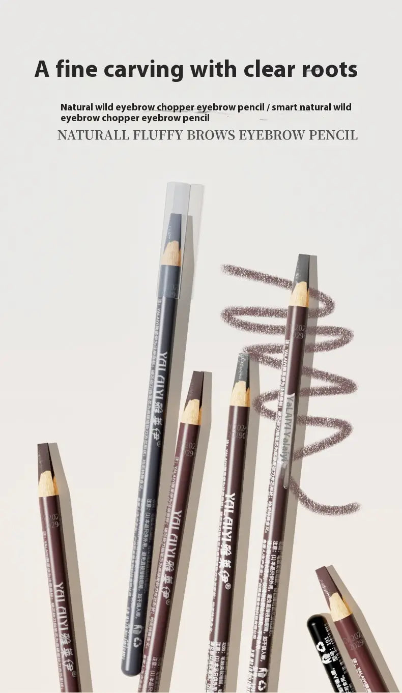 Eyebrow Pencil in Gray Brown Black for Precise Brows Makeup