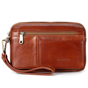 Leather Clutch Men’s Envelope Bag Clutch Bag Men’s Bag Clutch Large Capacity - Stylish Bag Clutch for Men: Cowhide