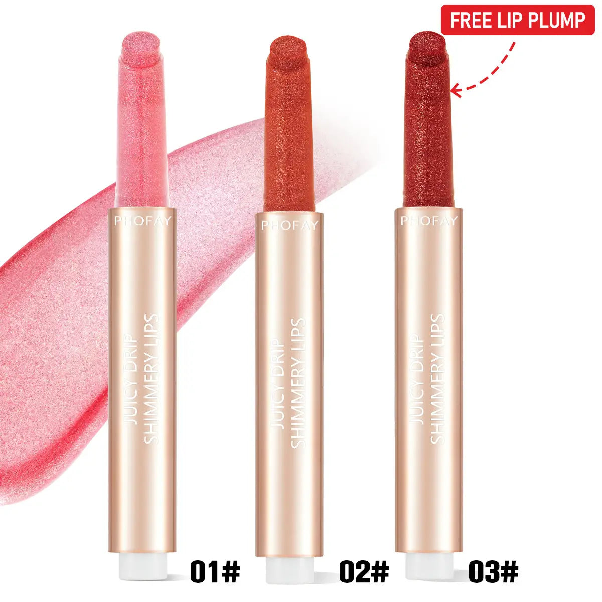Phofay Juicy Lip Plump Set Hydrating Long-Wearing Balm