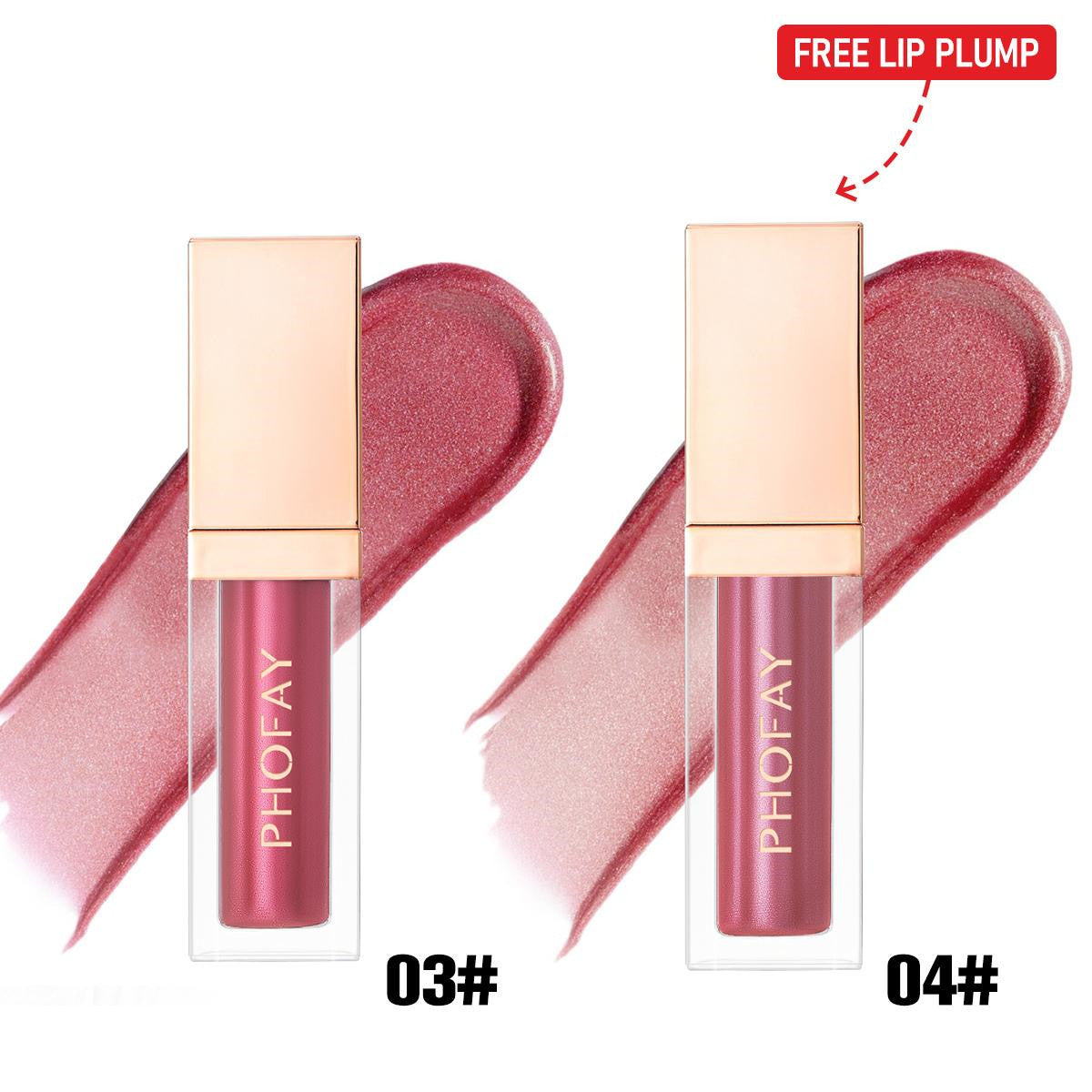 Phofay Ultra-Glossy Lip Gloss 세트