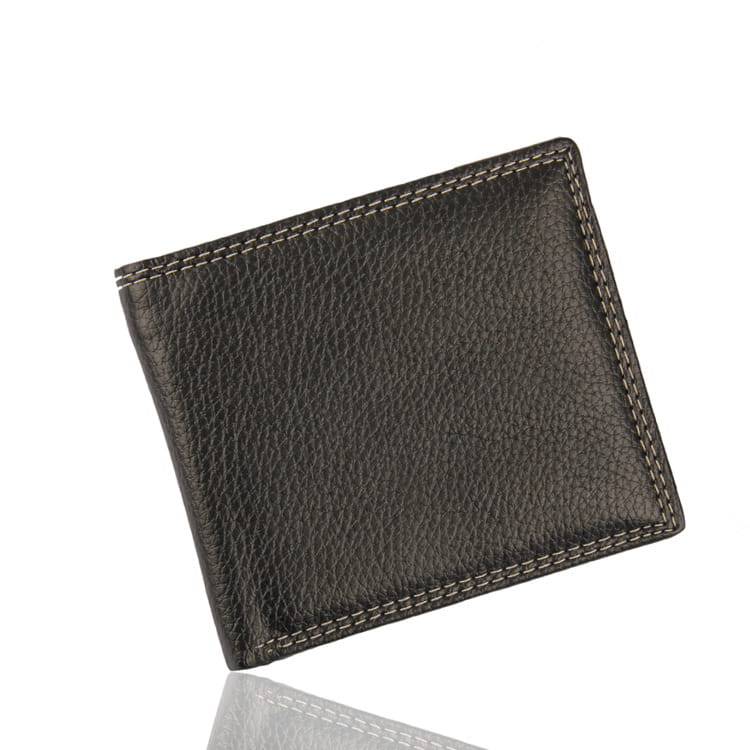 Imitation Leather Wallet with Internal Slots for United States and CHF Transactions