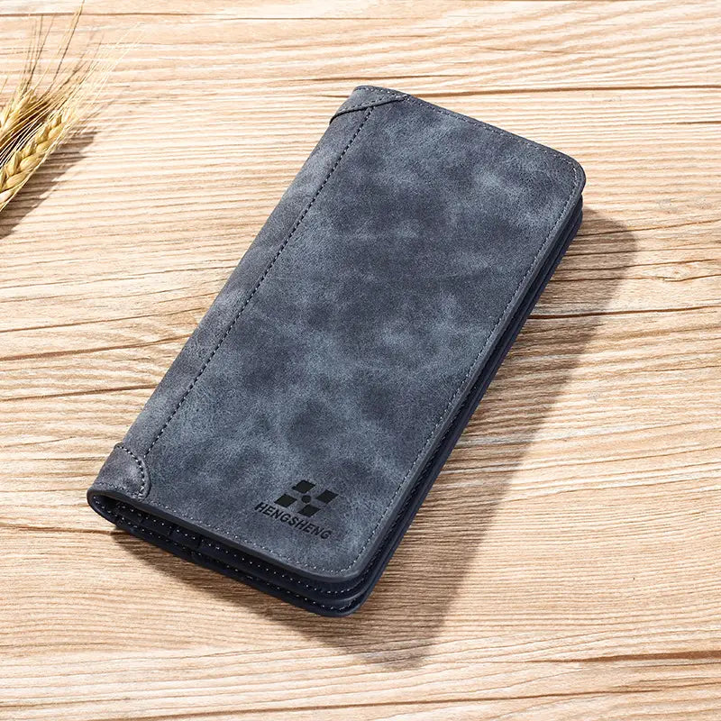 PU Leather Wallet with Card and ID Slots for United States CHF Buyers