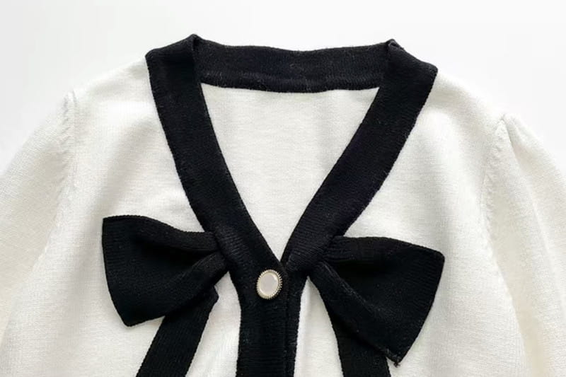 Kontrastfarge bomulls blanding løs passform koreansk casual top for kvinner