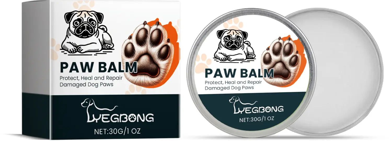 Dog Paw Balm with Shea Butter Oat Aloe Coconut Oil and Vitamin E Moisturizer