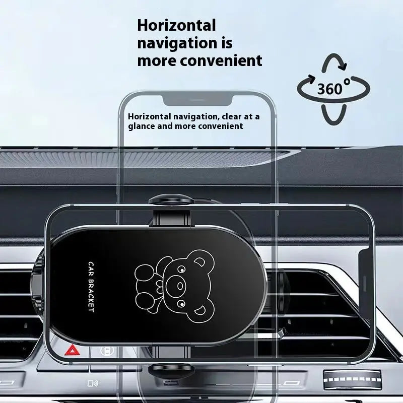 Car Mount Holder for Mobile Phones Cartoon Multifunctional Accessory