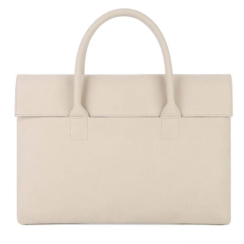 Vattentät pu läder ryggsäck med liten påse ljusgrå silverrosa