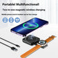 Three-in-one Wireless Charger Watch Earphone Cellphone Charging Set - Charge Everything Without Tangling in Wires