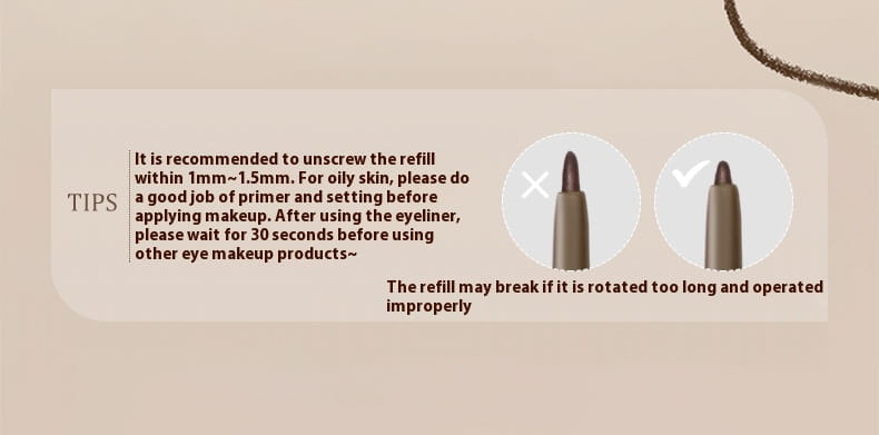 Extremely Fine Eyeliner Pen Crouching Silkworm Liquid with Assorted Colors