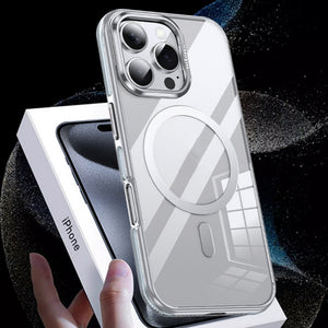 Metal Bracket Protective Sleeve Airbag Drop-resistant Transparent Phone Case