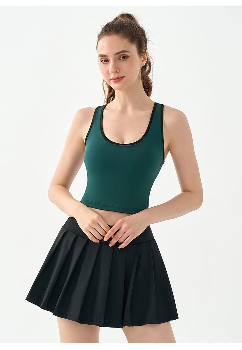 Blue Verde și galben Brocade cu două fețe, talie subțire se potrivesc jambiere de yoga