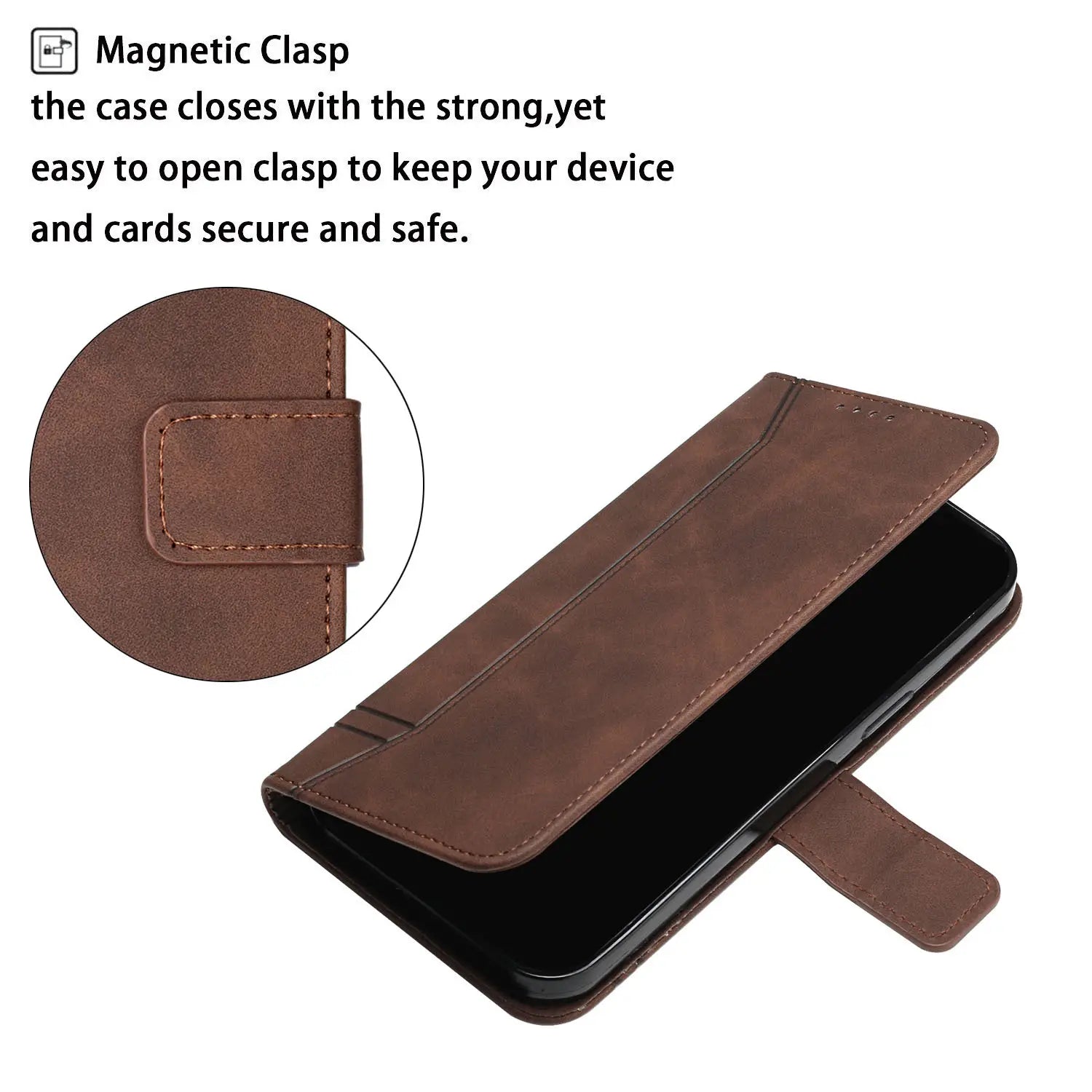 New Matte Solid Color Flip Card Wallet